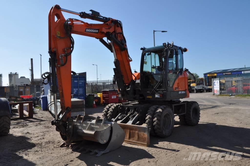 Doosan DX 100-7  휠 굴삭기