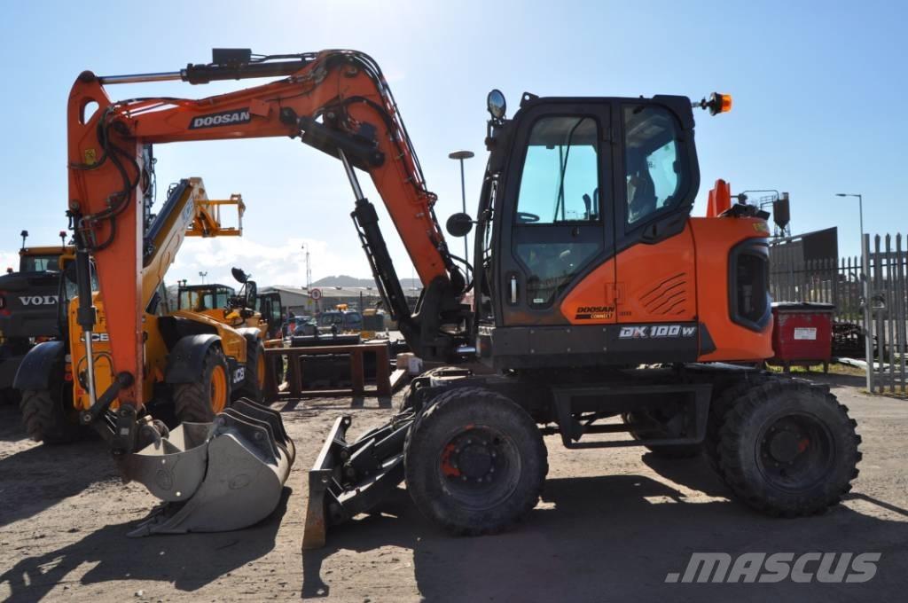 Doosan DX 100-7  휠 굴삭기