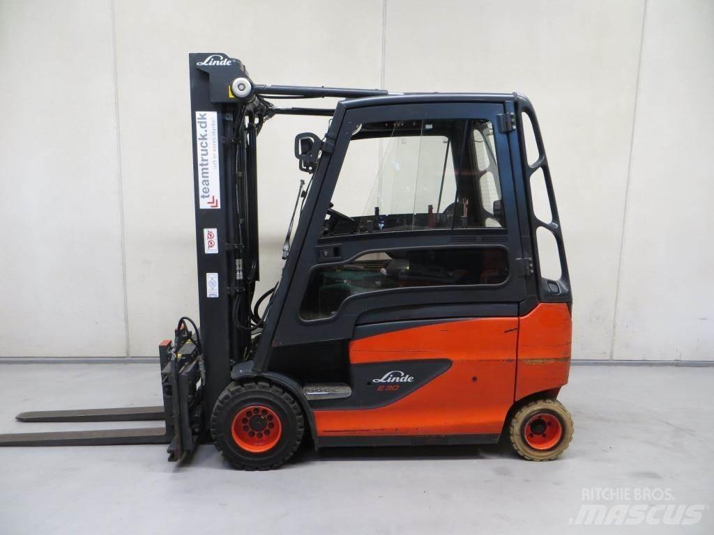 Linde E30 전동 지게차