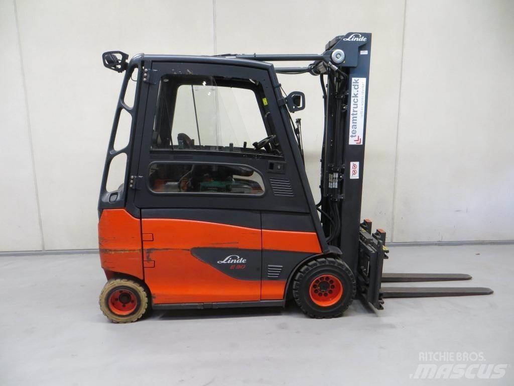 Linde E30 전동 지게차