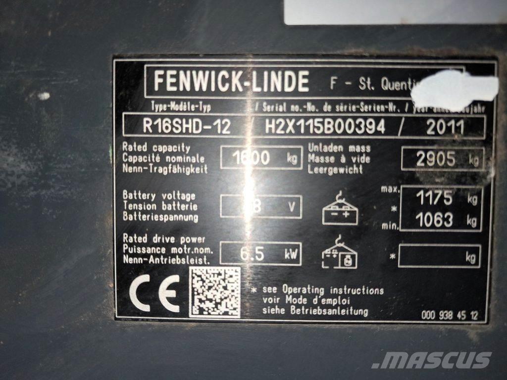 Linde R16SHD-12 리치 트럭