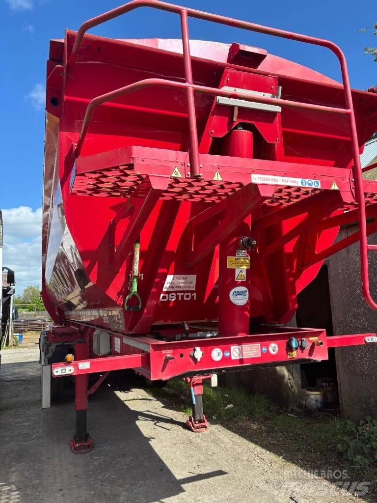 Fruehauf Halfpipe 티퍼 세미 트레일러