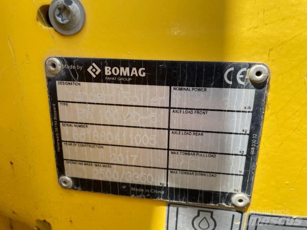 Bomag BW 100 AD-5 트윈 드럼 롤러