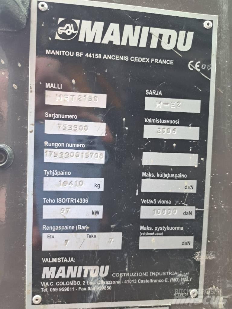 Manitou MRT 2150 텔러 핸들러