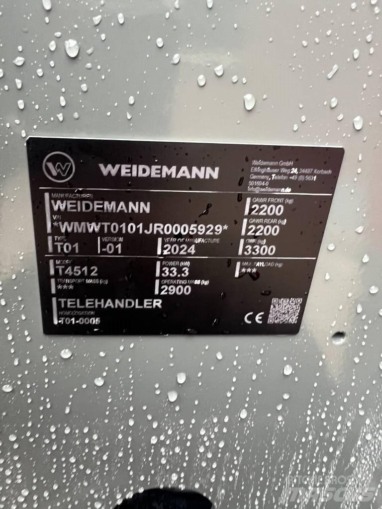 Weidemann 4512 농업용 텔레 핸들러