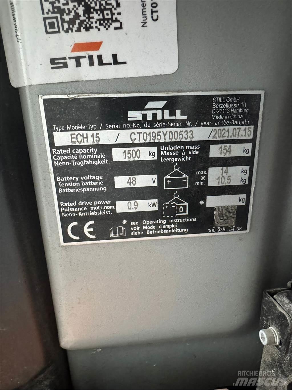 Still ECH 15 경량 리프터