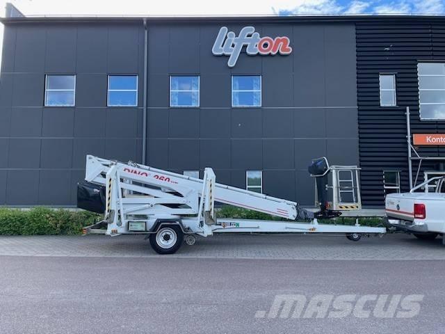 Dino 260 XTD Skylift 트레일러 탑재 고소작업대