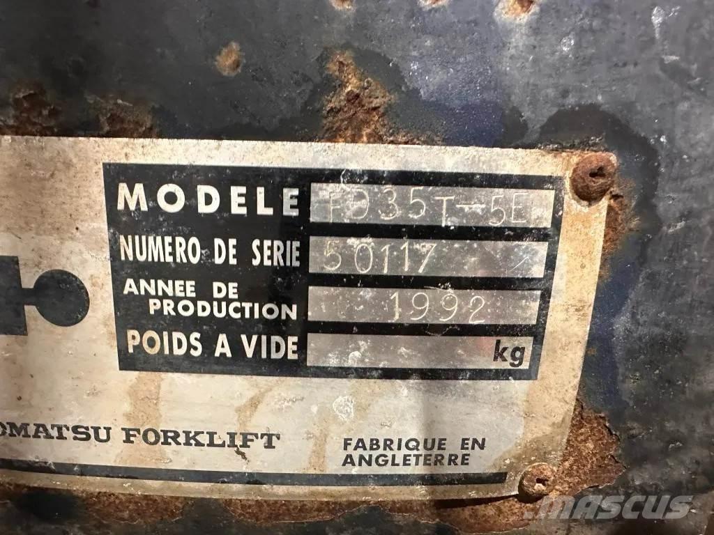 Komatsu FD 35 디젤 지게차