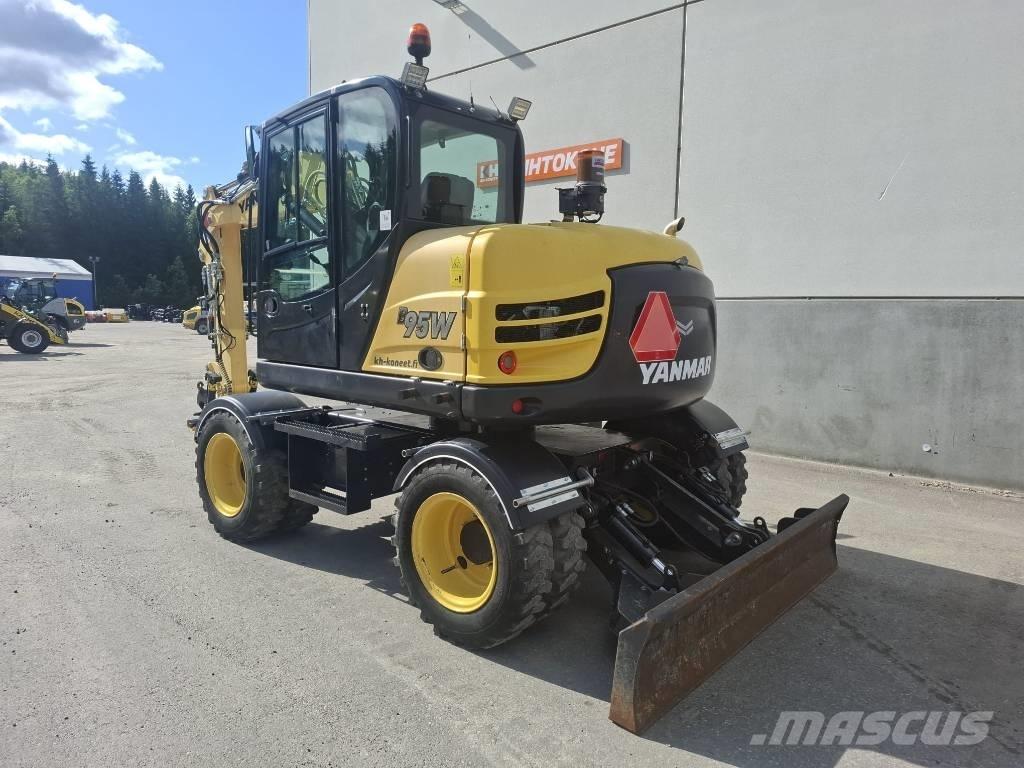 Yanmar B 95 W  휠 굴삭기