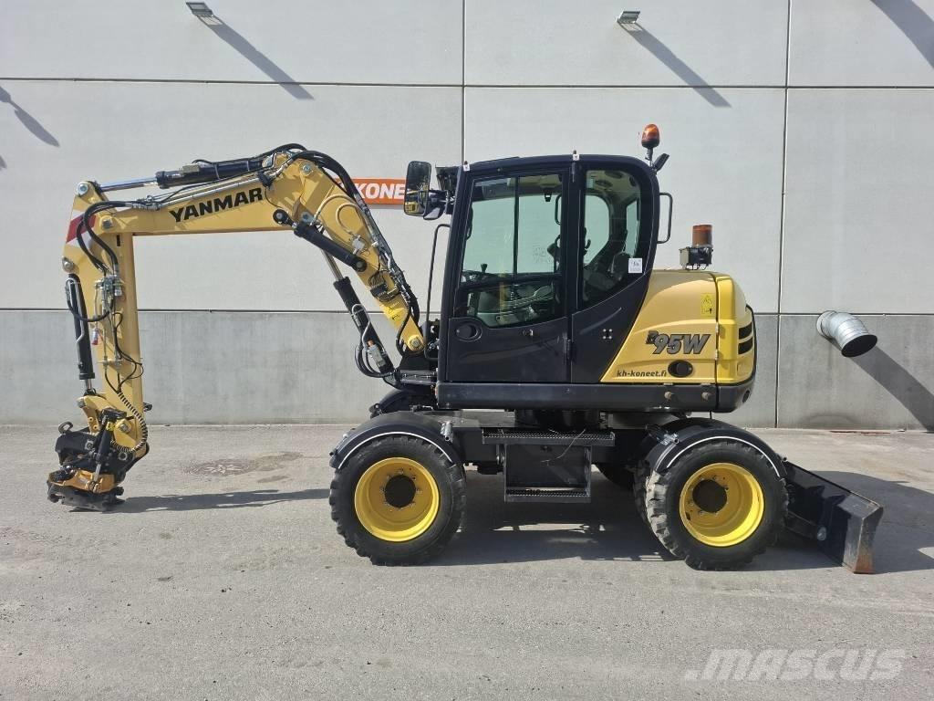 Yanmar B 95 W  휠 굴삭기