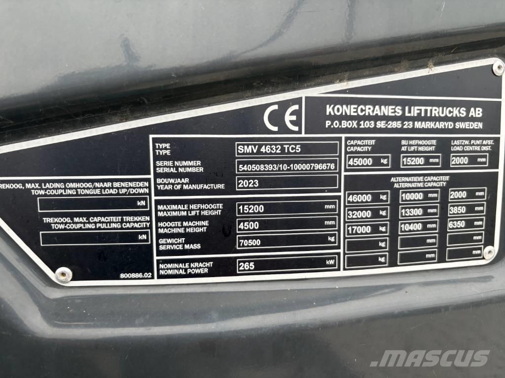 Konecranes SMV 4632 리치 스태커