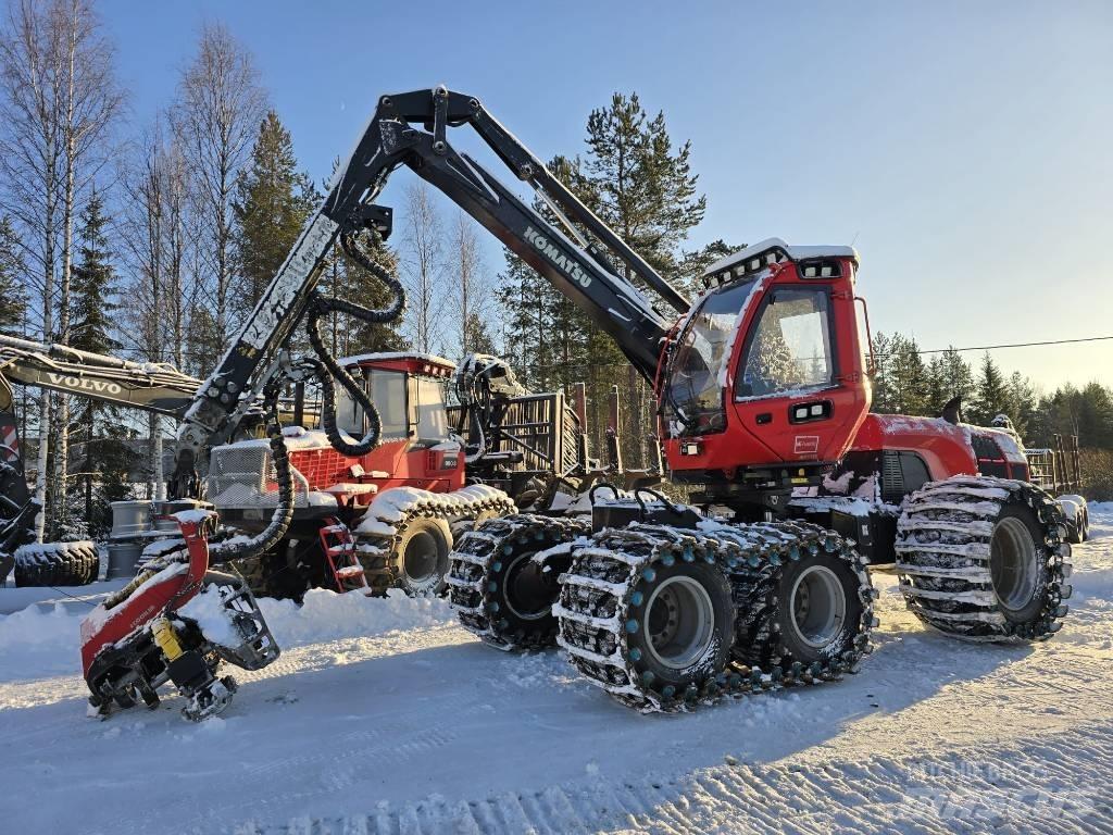 Komatsu 901 원목 하베스터
