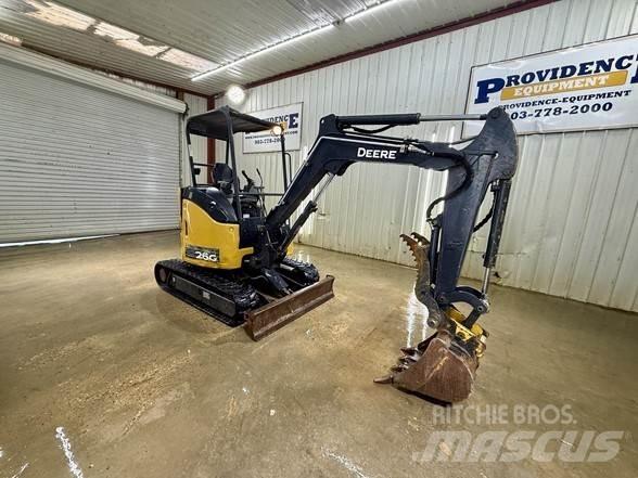 John Deere 26G 소형 굴삭기 7톤 미만