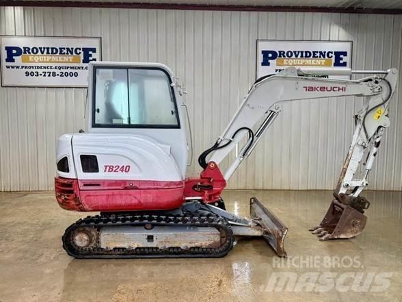 Takeuchi TB240 소형 굴삭기 7톤 미만