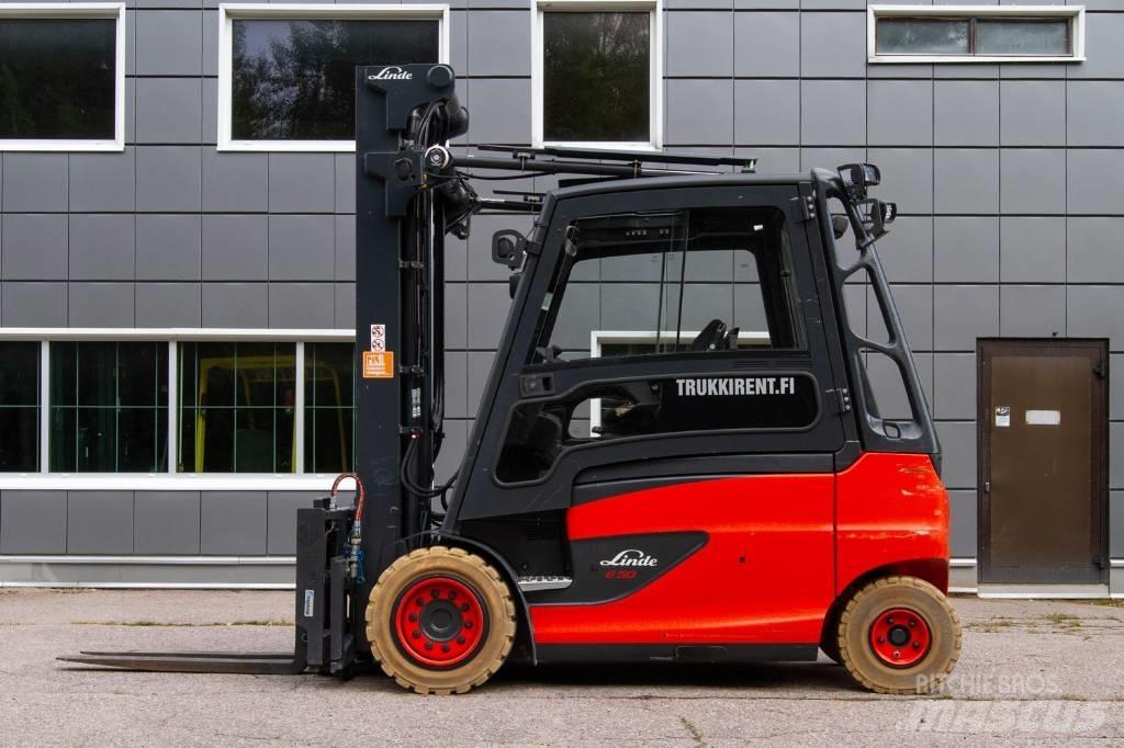 Linde E50HL-01 전동 지게차