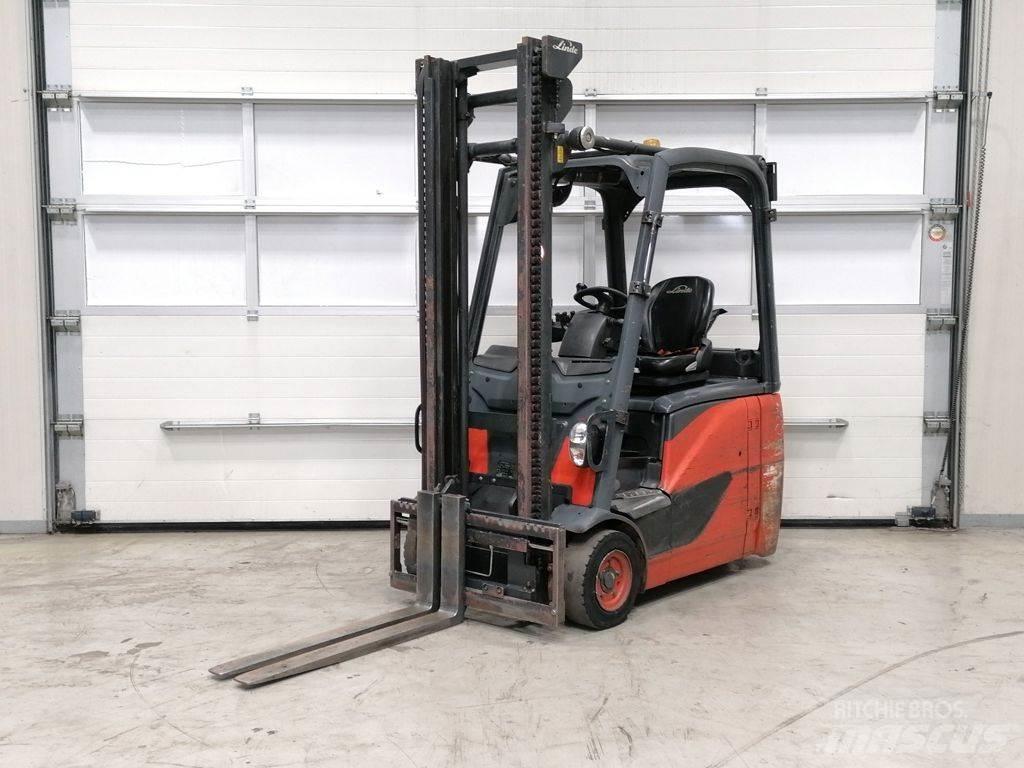 Linde E16H-02 전동 지게차
