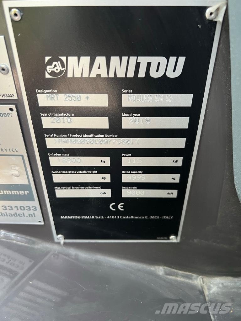Manitou Mrt 2550 텔러 핸들러