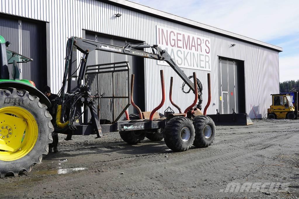 Nokka Skogsvagn 임업용 트레일러