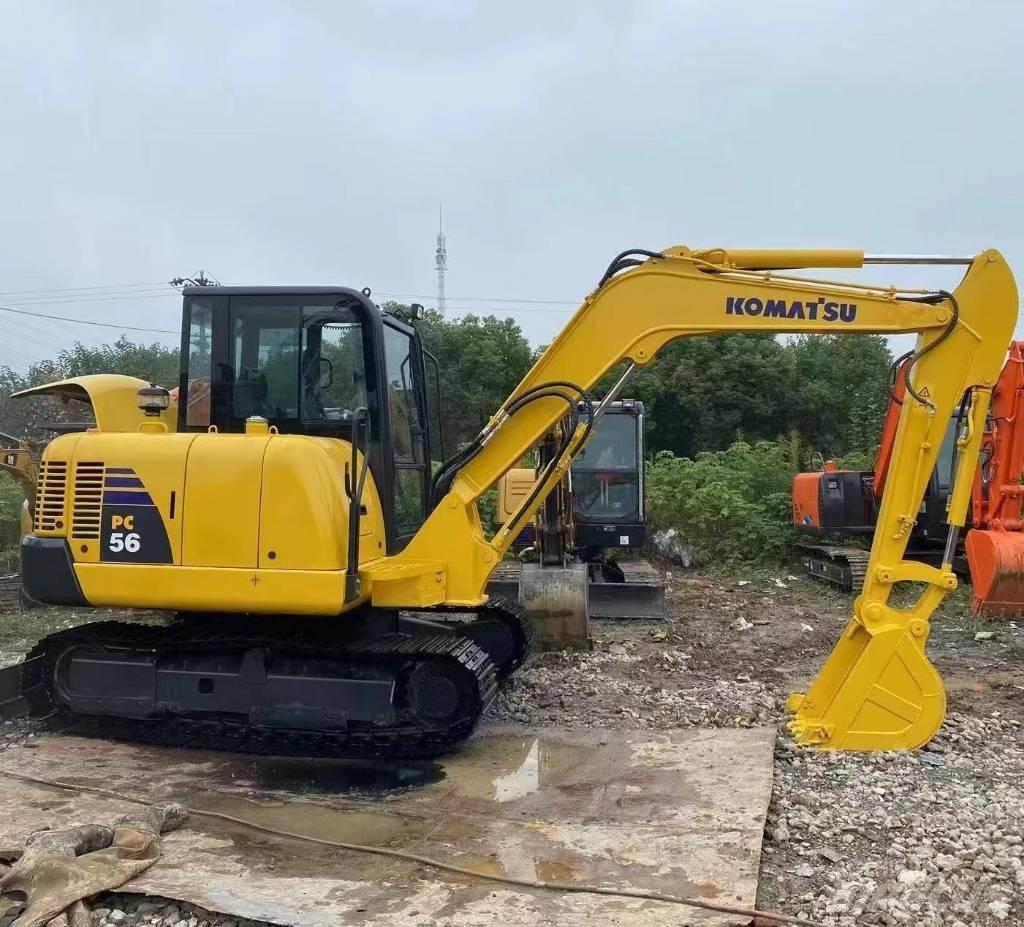 Komatsu PC 56-7 소형 굴삭기 7톤 미만