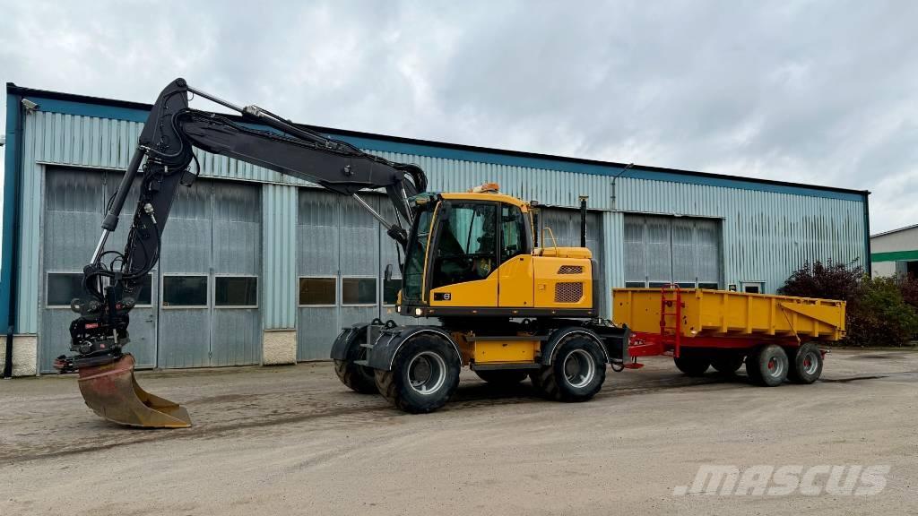 Volvo EW 140 D  휠 굴삭기