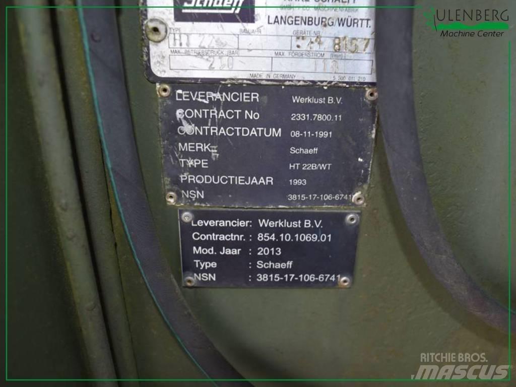 Schaeff HT22B/WT 특수 굴삭기