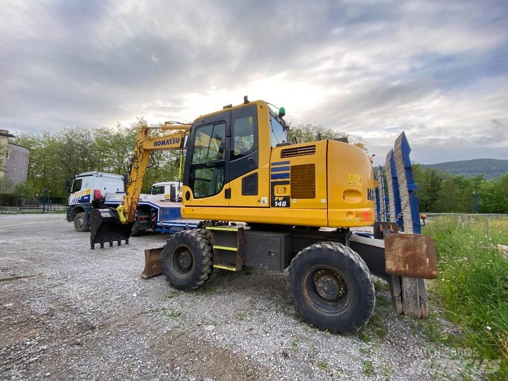 Komatsu PW 148  휠 굴삭기