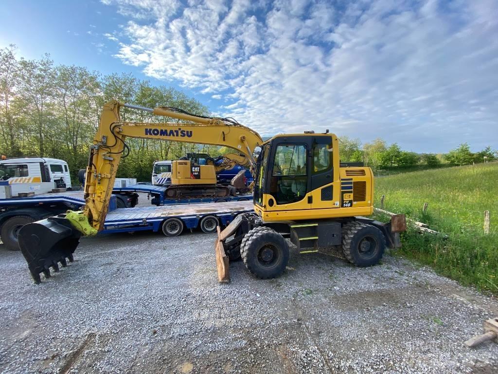 Komatsu PW 148  휠 굴삭기