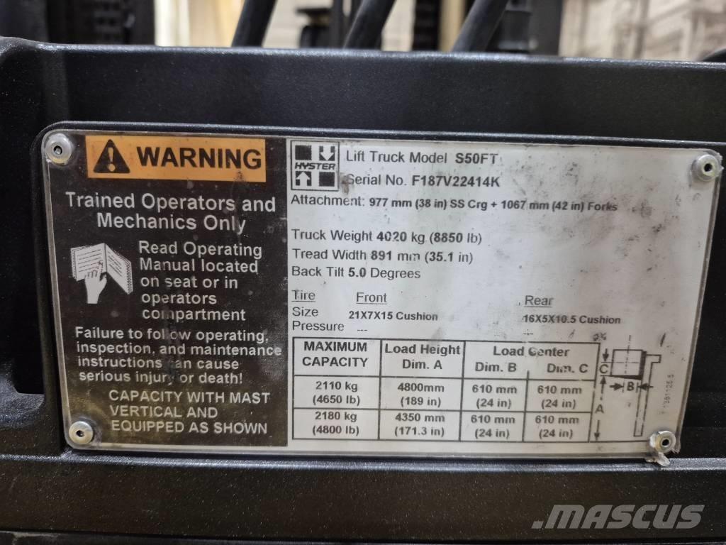 Hyster S 50 FT 그 외 지게차