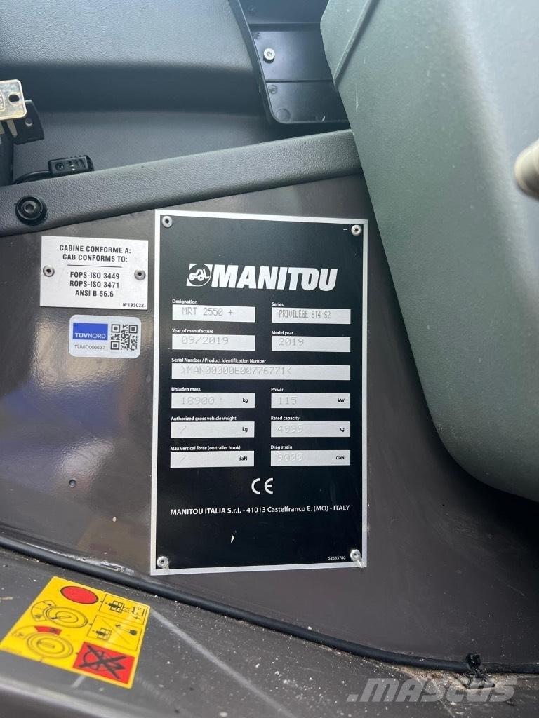 Manitou MRT 2550 텔러 핸들러