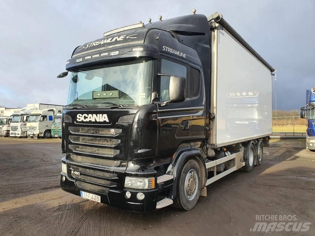 Scania R 490 우드칩 트럭