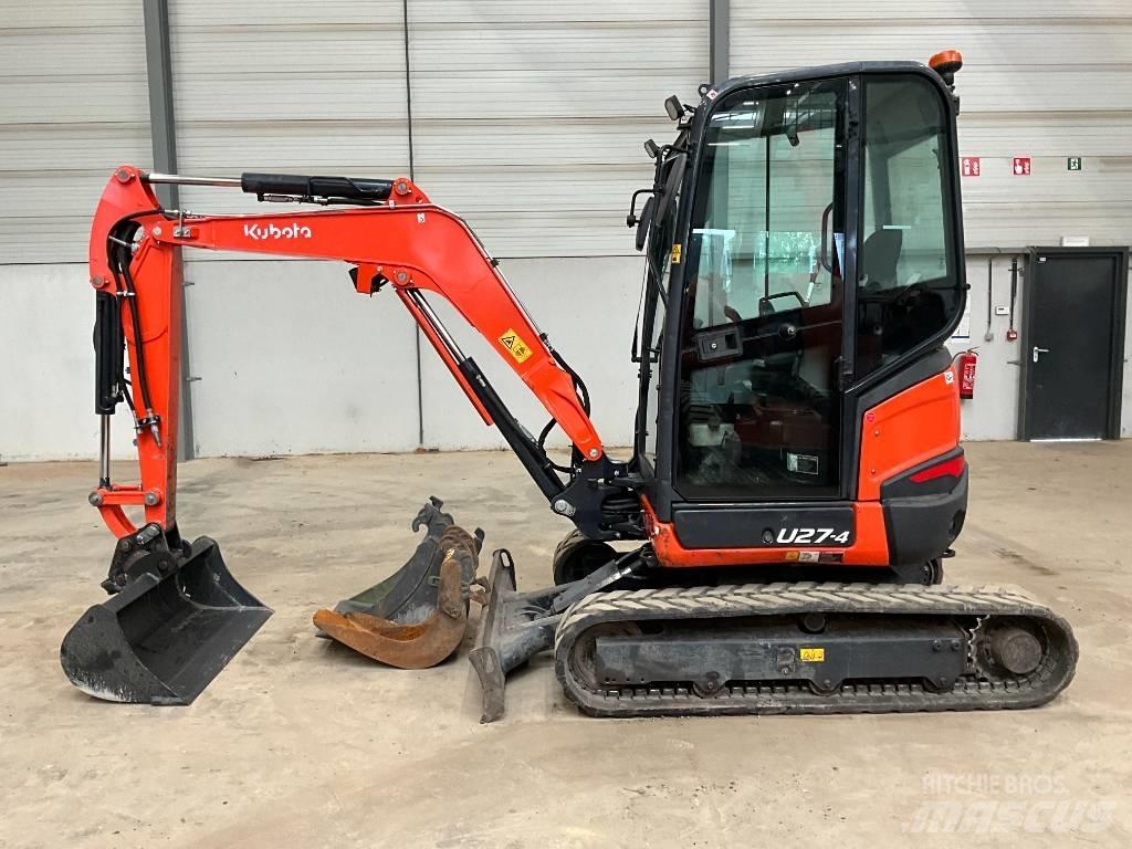 Kubota U 27-4 HI 소형 굴삭기 7톤 미만
