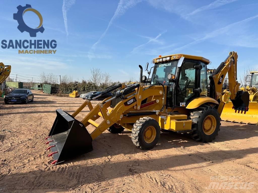 CAT 420 F2 백호로더