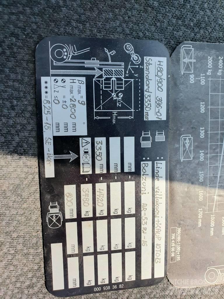 Linde H 80 디젤 지게차