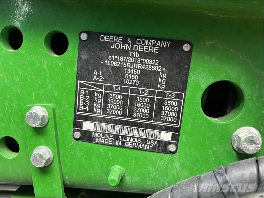 John Deere 6R 215 트랙터