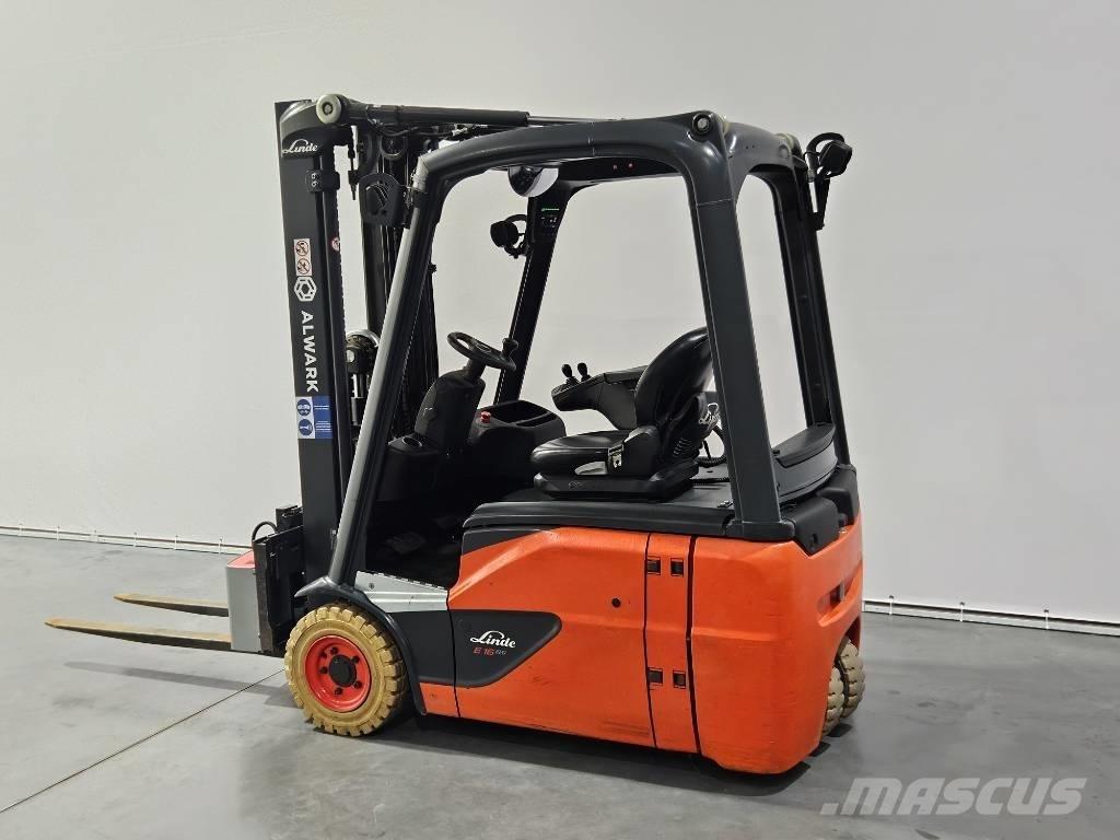Linde E16 전동 지게차