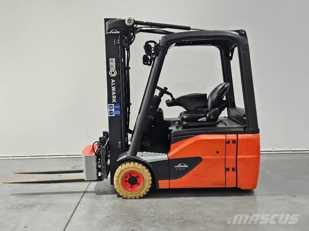 Linde E16 전동 지게차