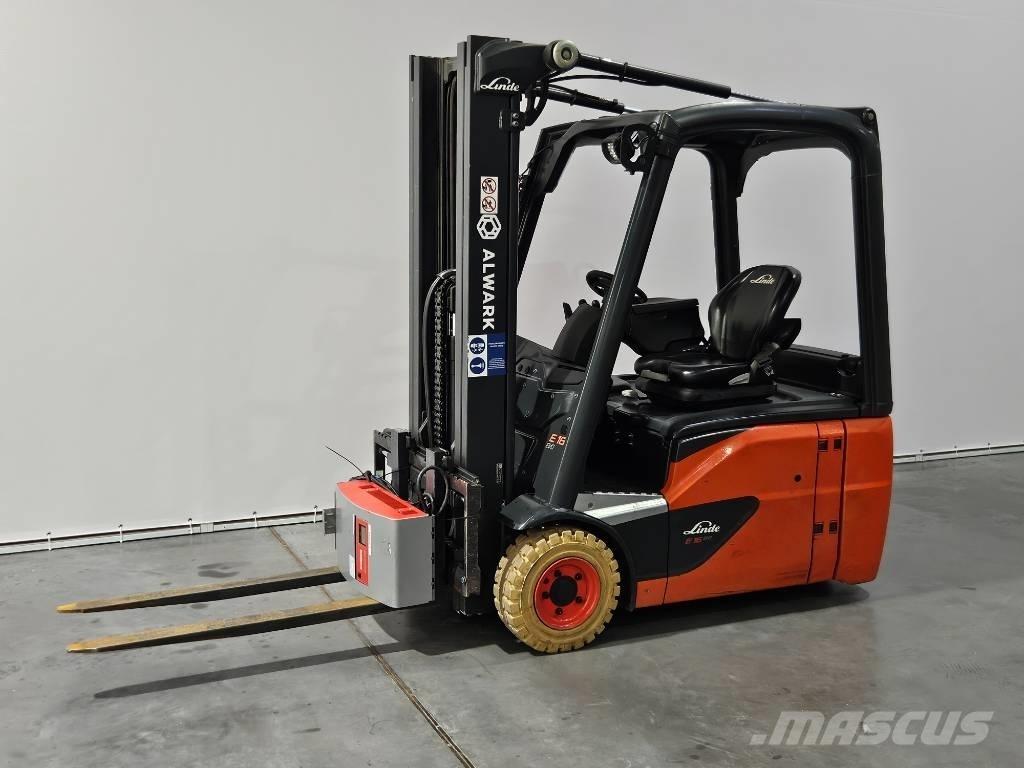 Linde E16 전동 지게차
