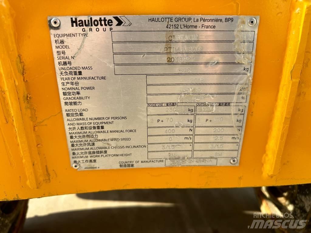 Haulotte OPTIMUM 8 가위형 리프트