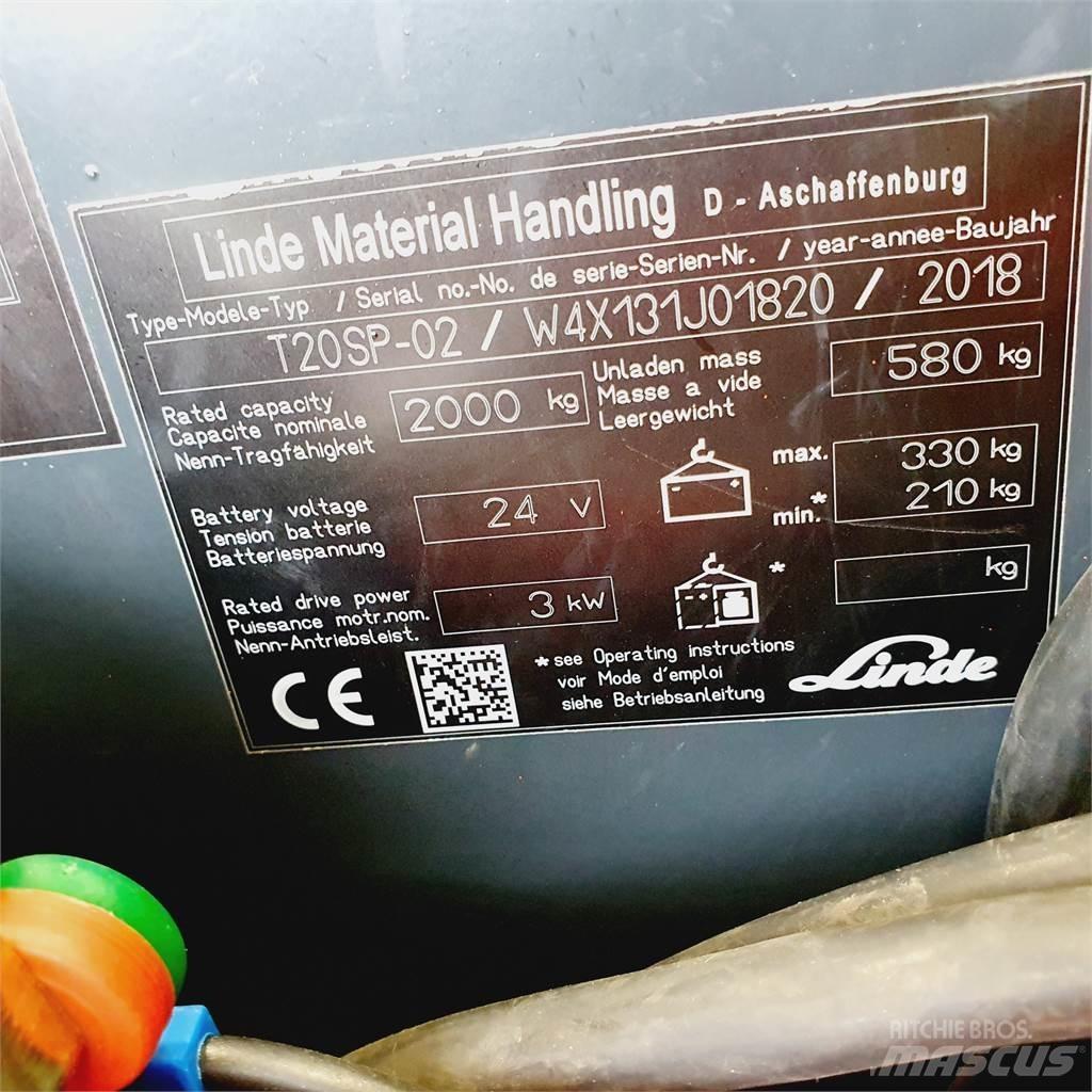 Linde T20SP kurz 경량 리프터