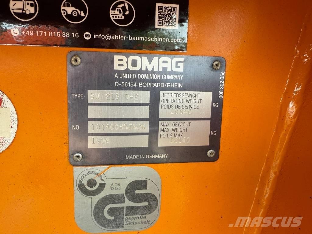 Bomag BW 213 D-2 싱글 드럼 롤러