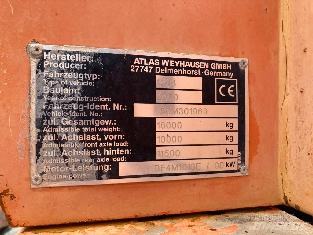 Atlas 1504  휠 굴삭기
