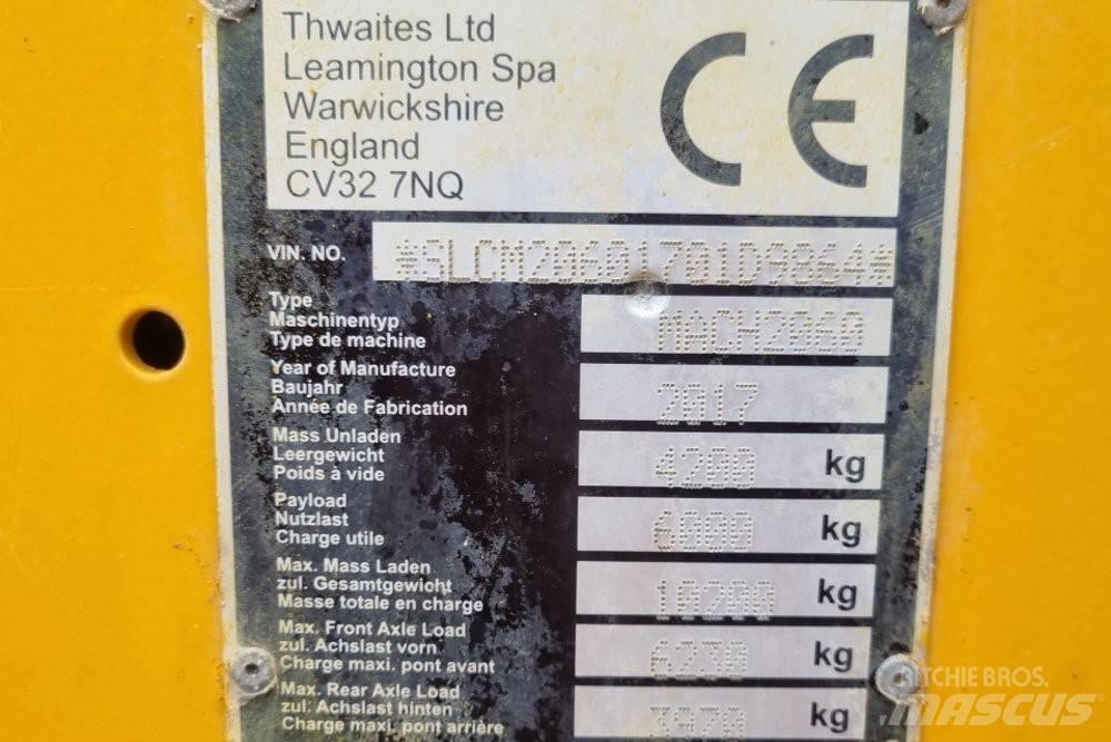 Thwaites 6T dömper 연결식 홀러