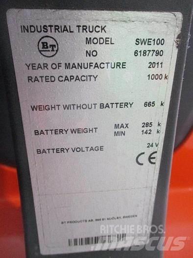 BT SWE 100 포크리프트