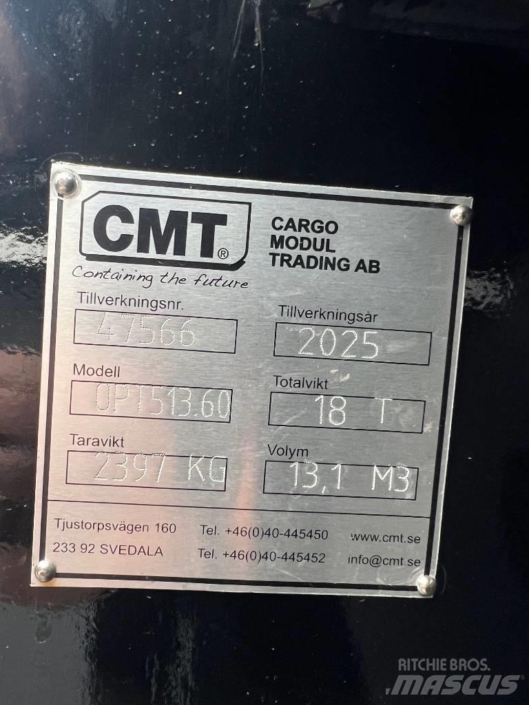CMT Schaktflak 13m3 착탈식