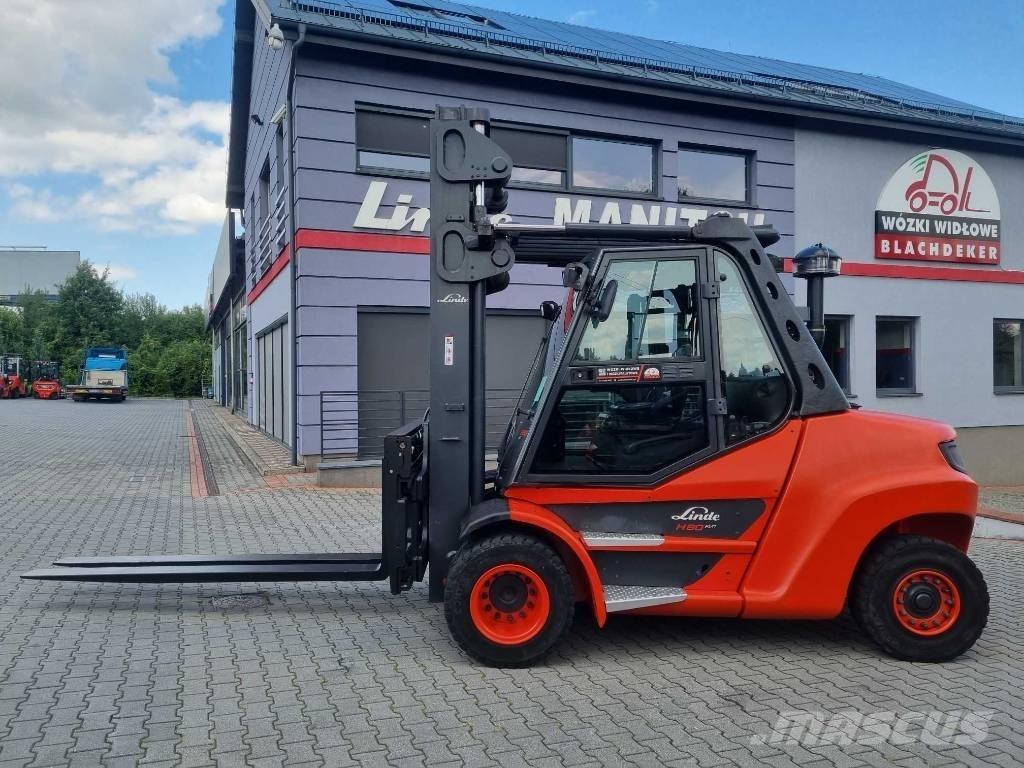 Linde H80D-03/900 디젤 지게차
