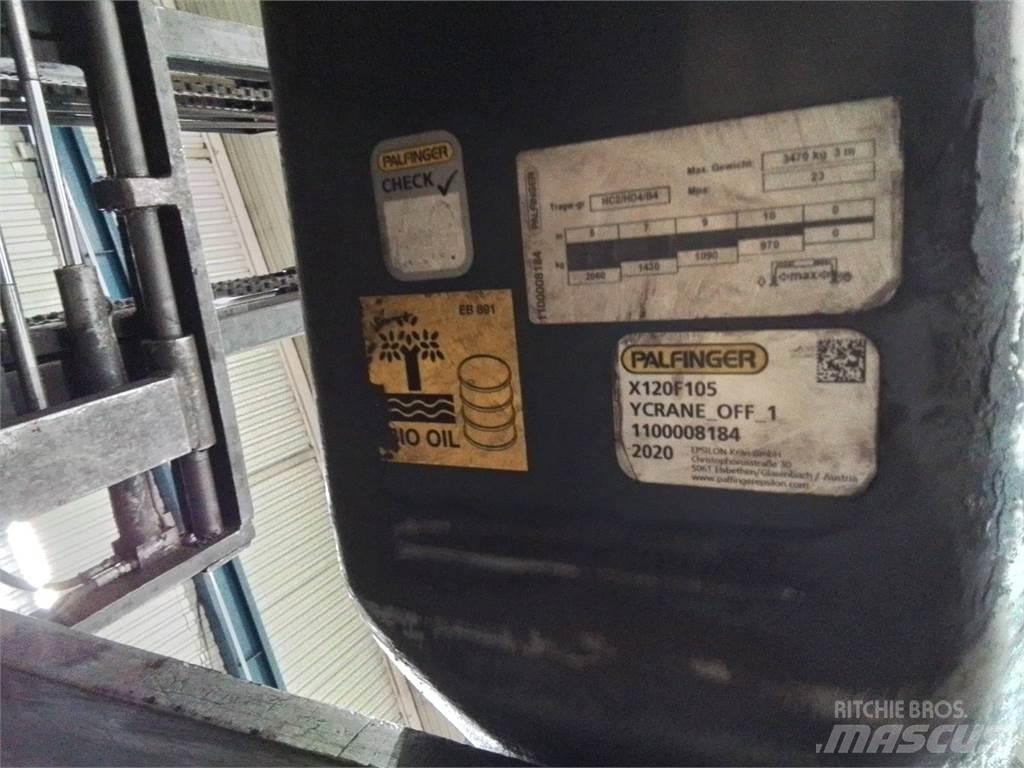 Palfinger X120f105 포워더 크레인