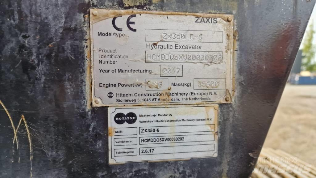 Hitachi ZX 350 LC-6 대형 굴삭기 29톤 이상