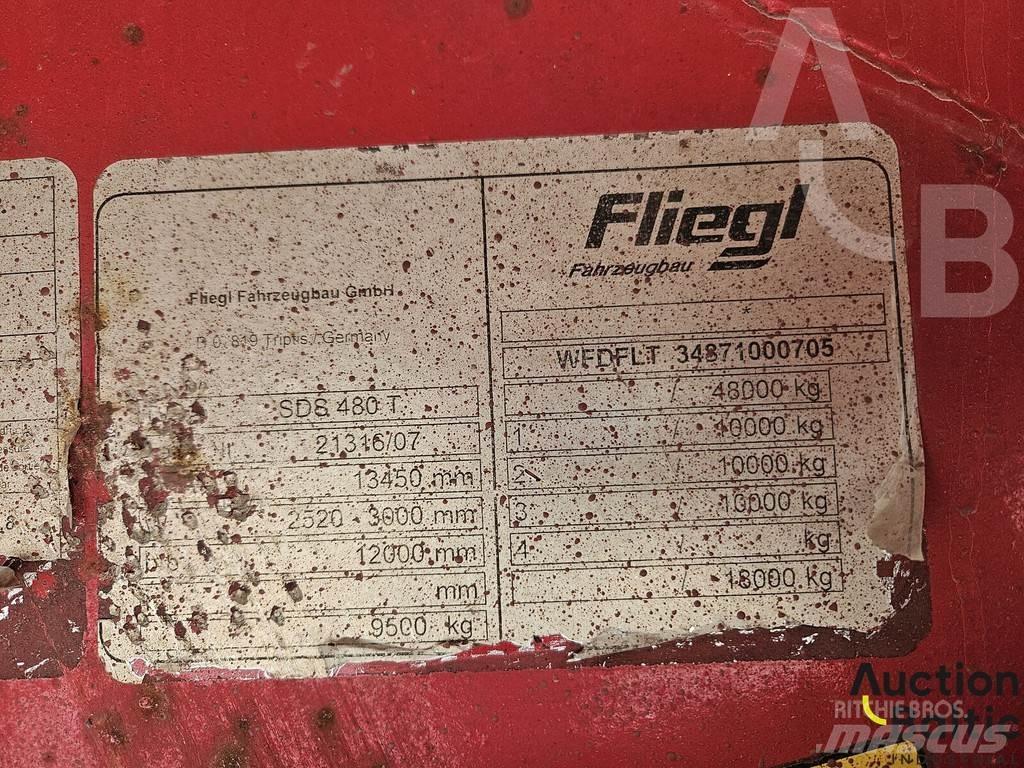 Fliegl SDS 480 T 커튼사이더 세미 트레일러