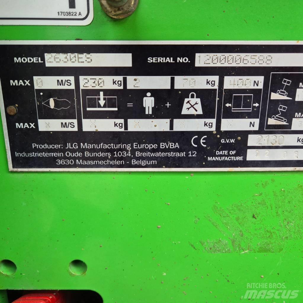 JLG 2630 ES 가위형 리프트