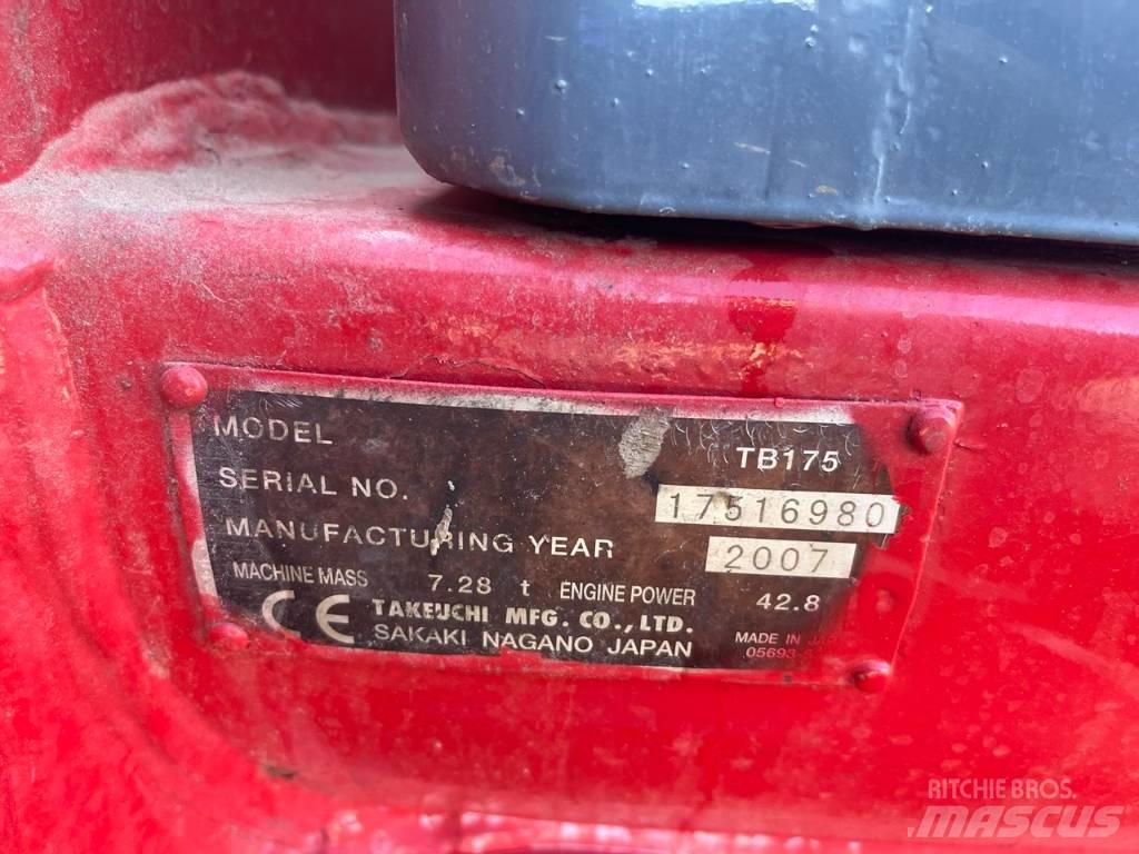 Takeuchi TB 175 중형굴삭기 7톤-28톤